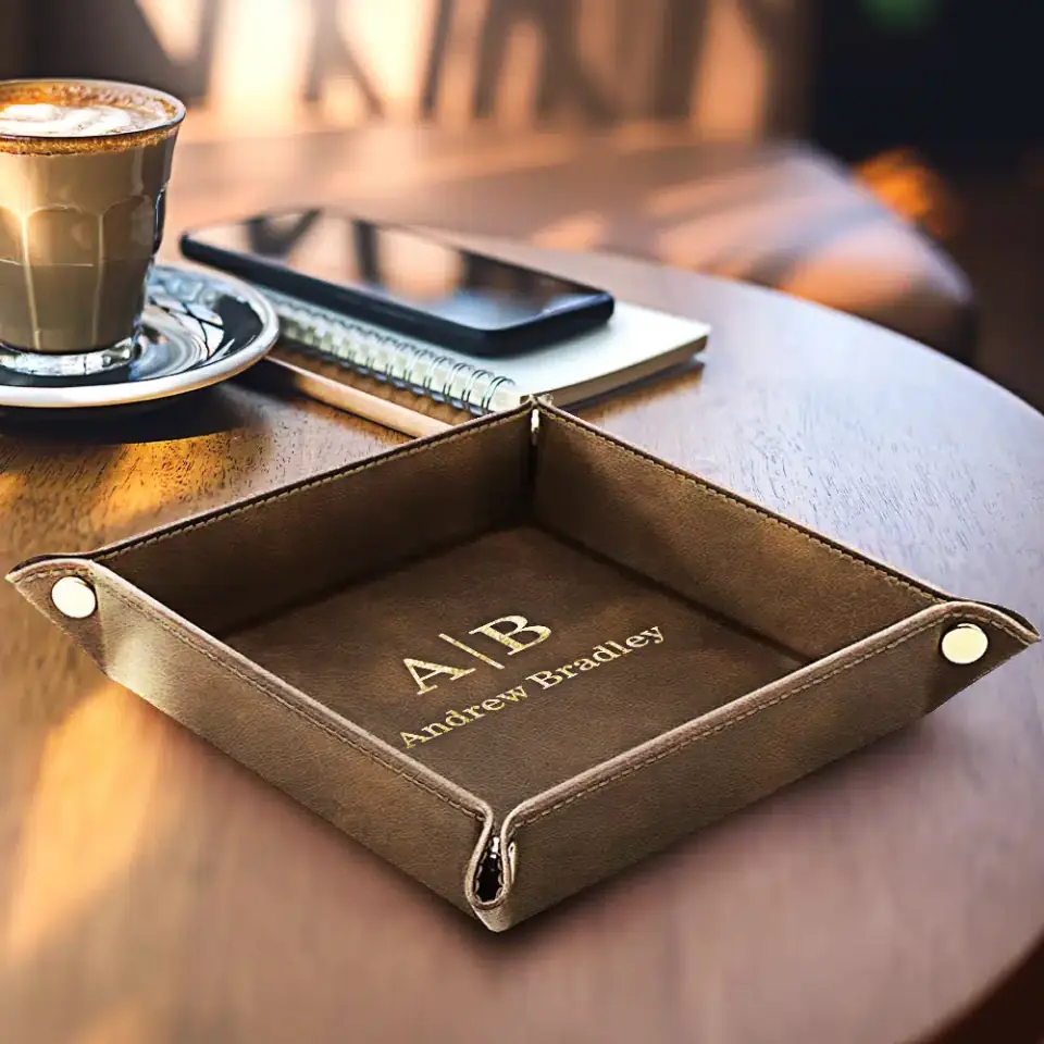 Leather Valet Tray