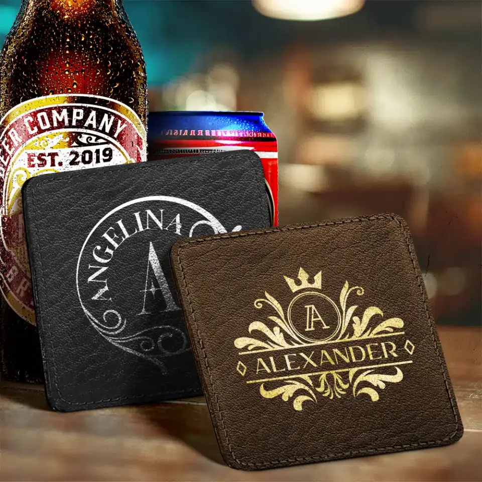 Leather Drink Coaster