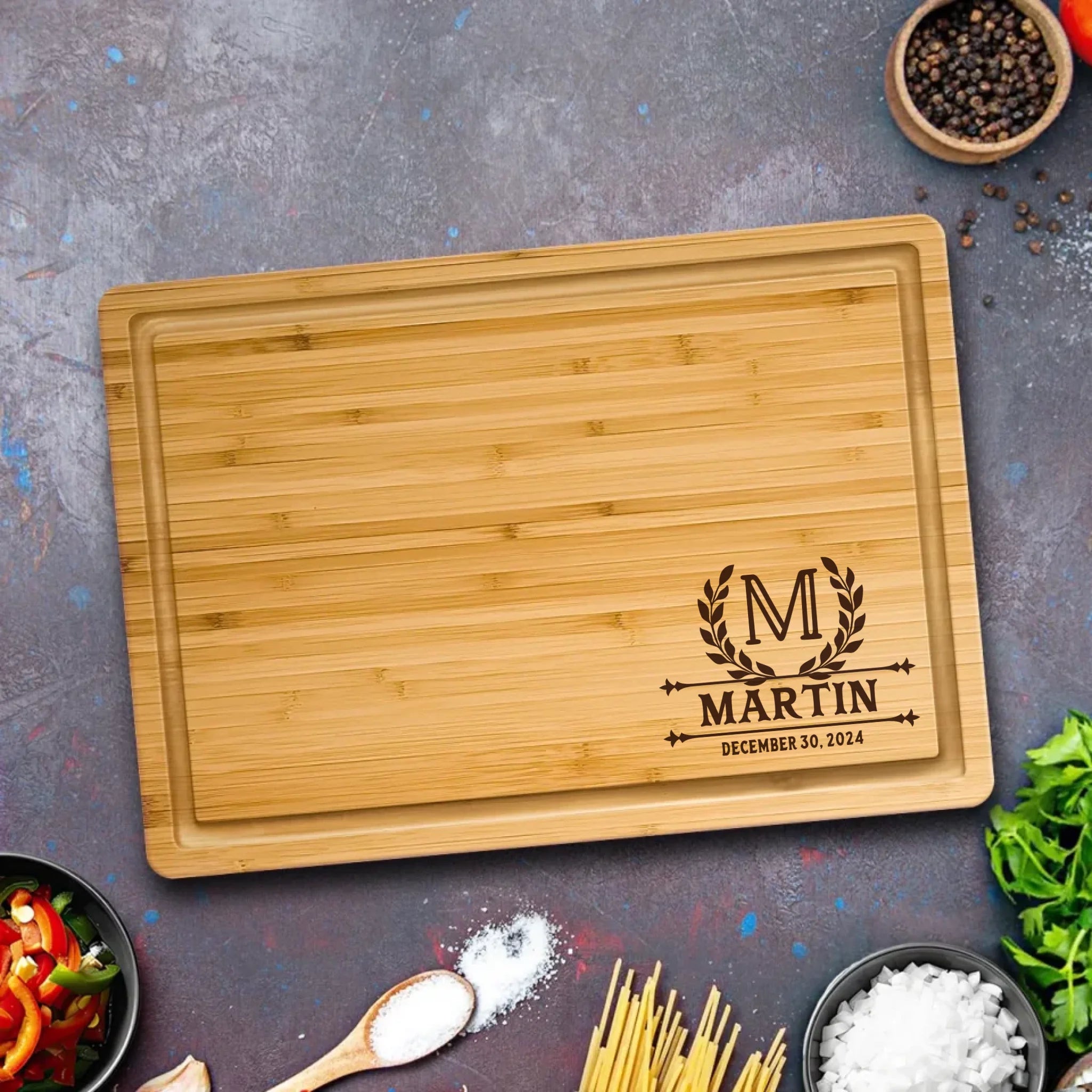73 - Personalized Custom Initial Kitchen Board