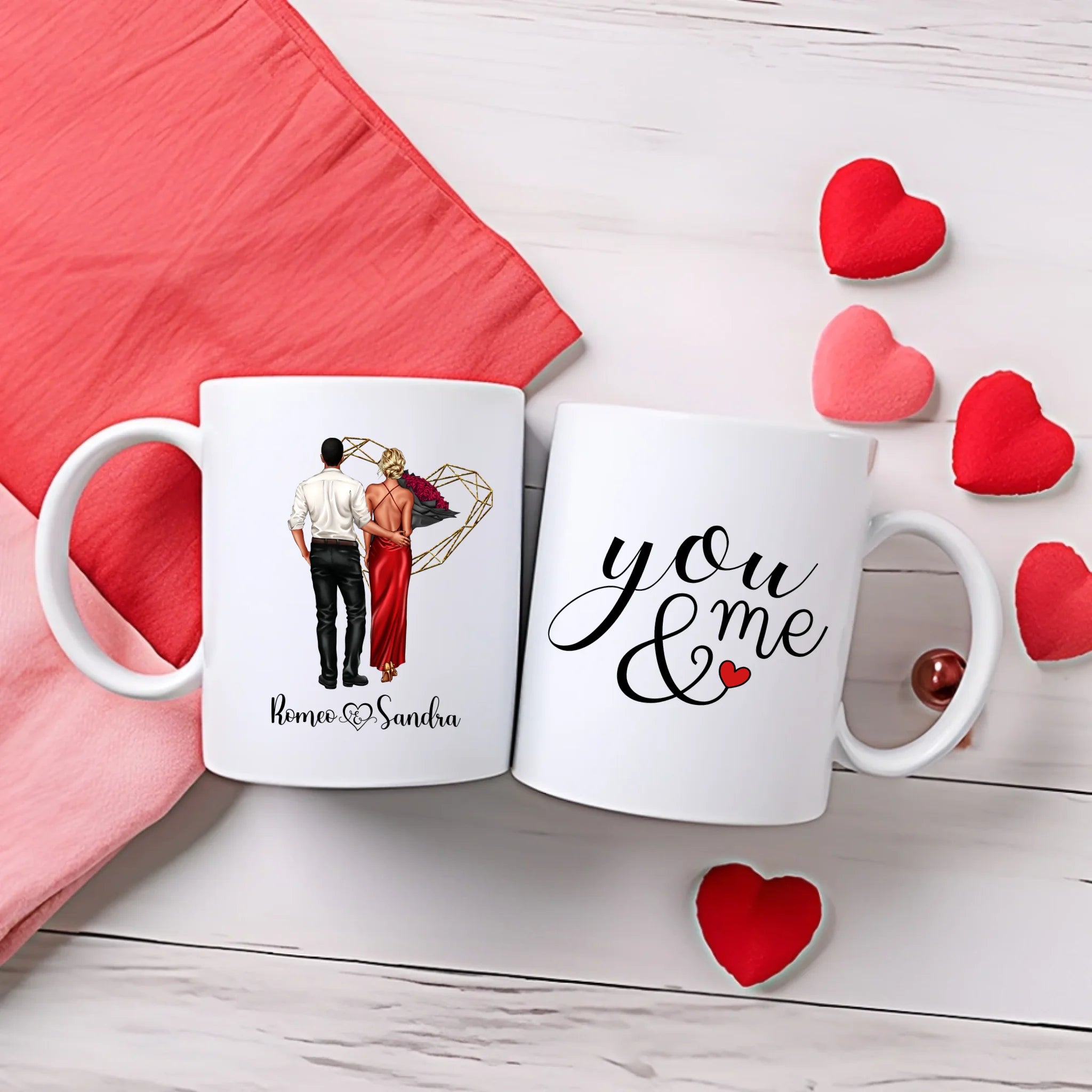 Chic Couple Personalized Mug