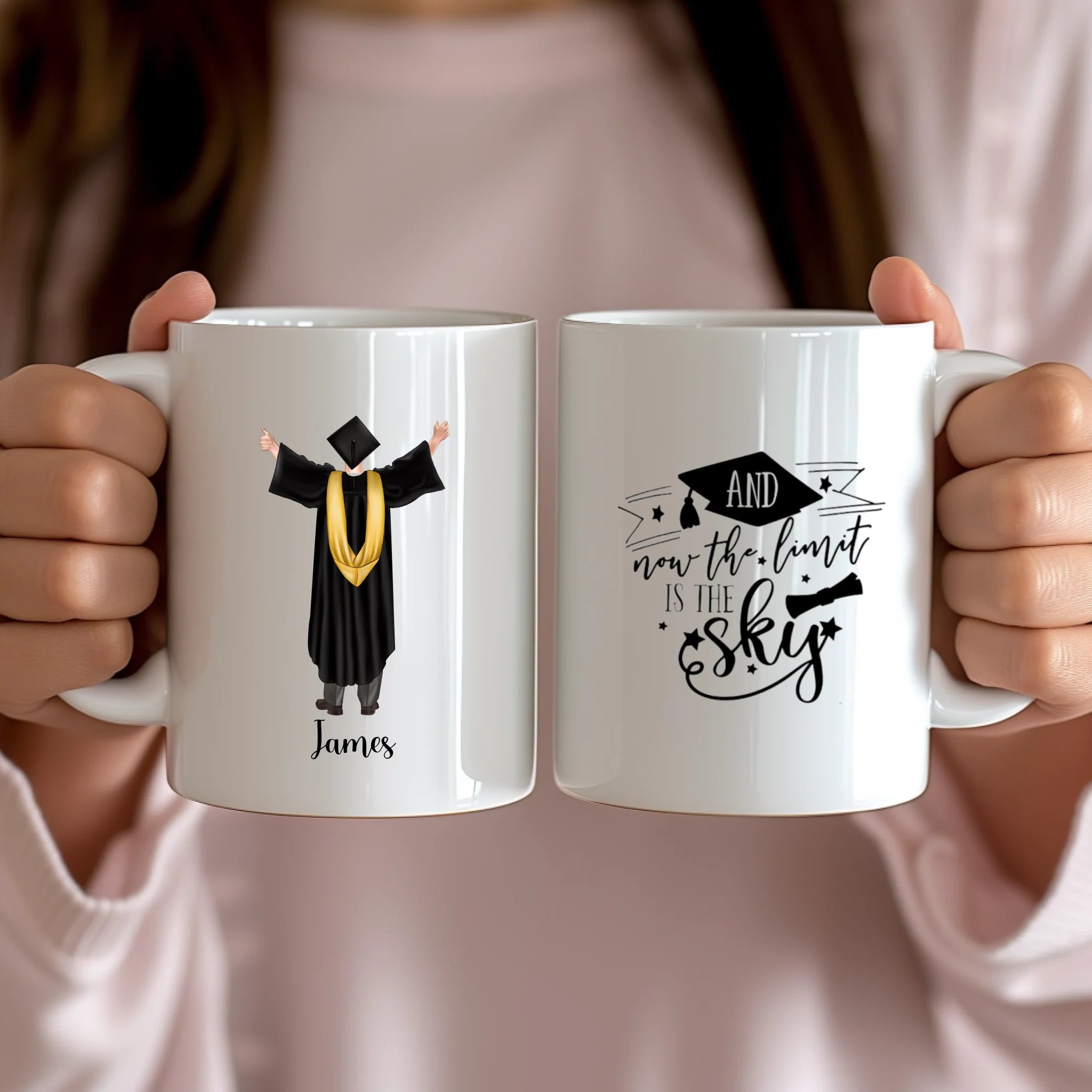 Personalized Graduation Mug with Inspirational Quote