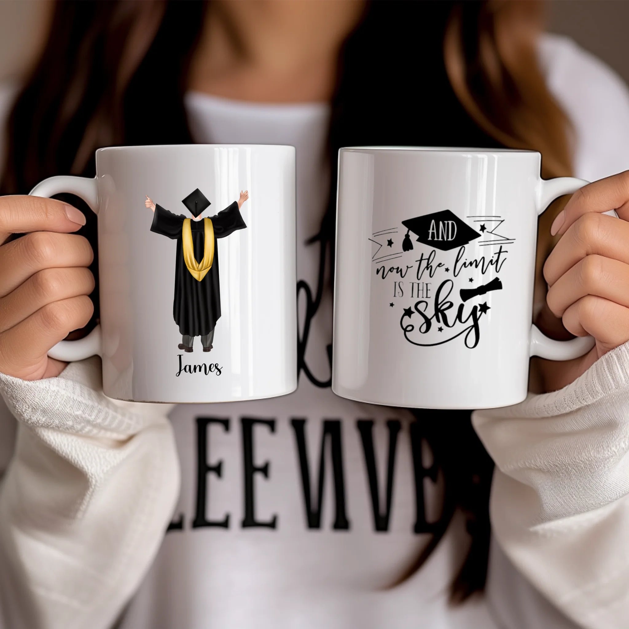 Personalized Graduation Mug with Inspirational Quote