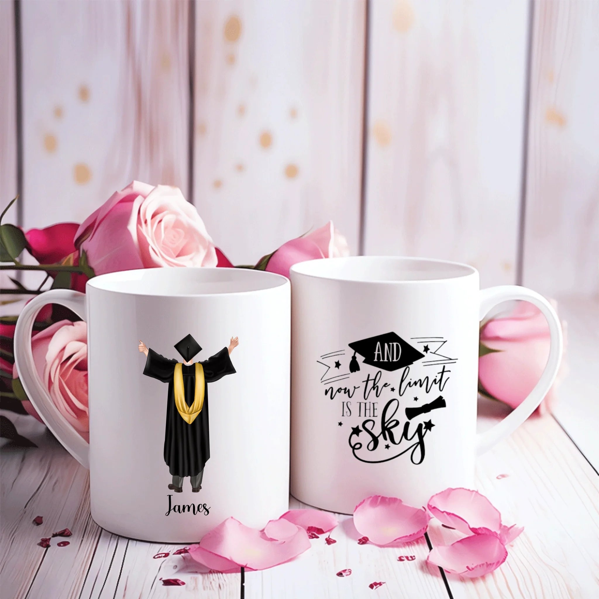 Personalized Graduation Mug with Inspirational Quote