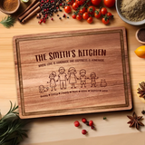Custom Family Portrait Kitchen Board