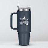 Personalized Insulated Tumbler - Custom Initial