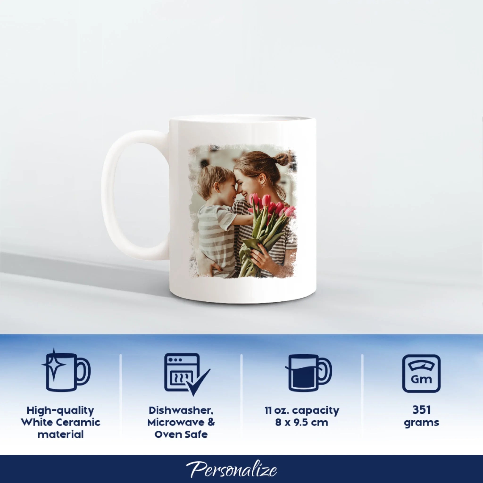 11oz Ceramic Mug - 1 side