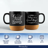 CorkMug Black 2sides