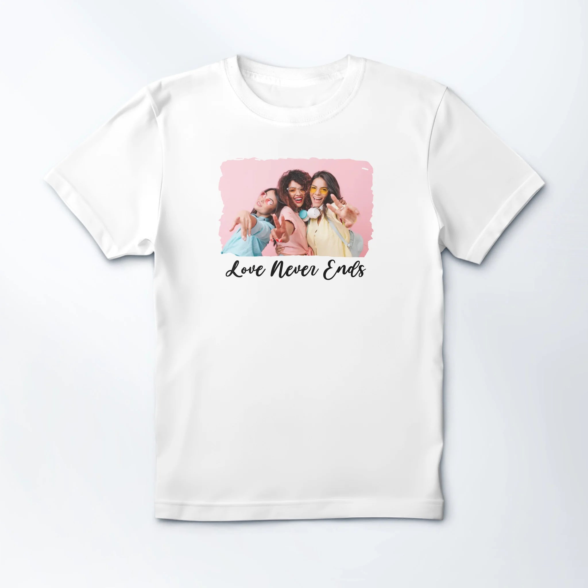 LARGE (Adult) Mockup Crewneck T-shirt