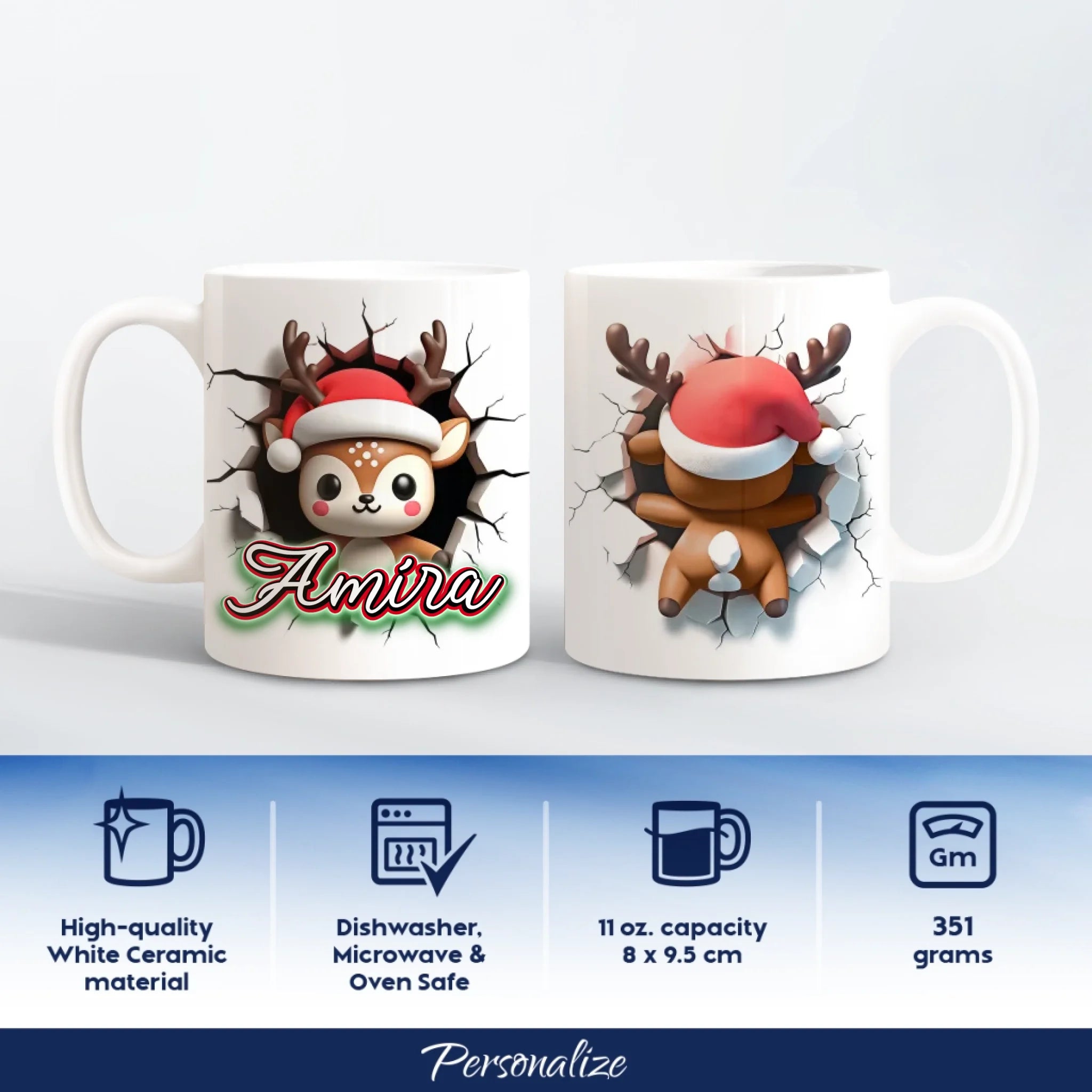 11oz Ceramic Mug - 2 sides_