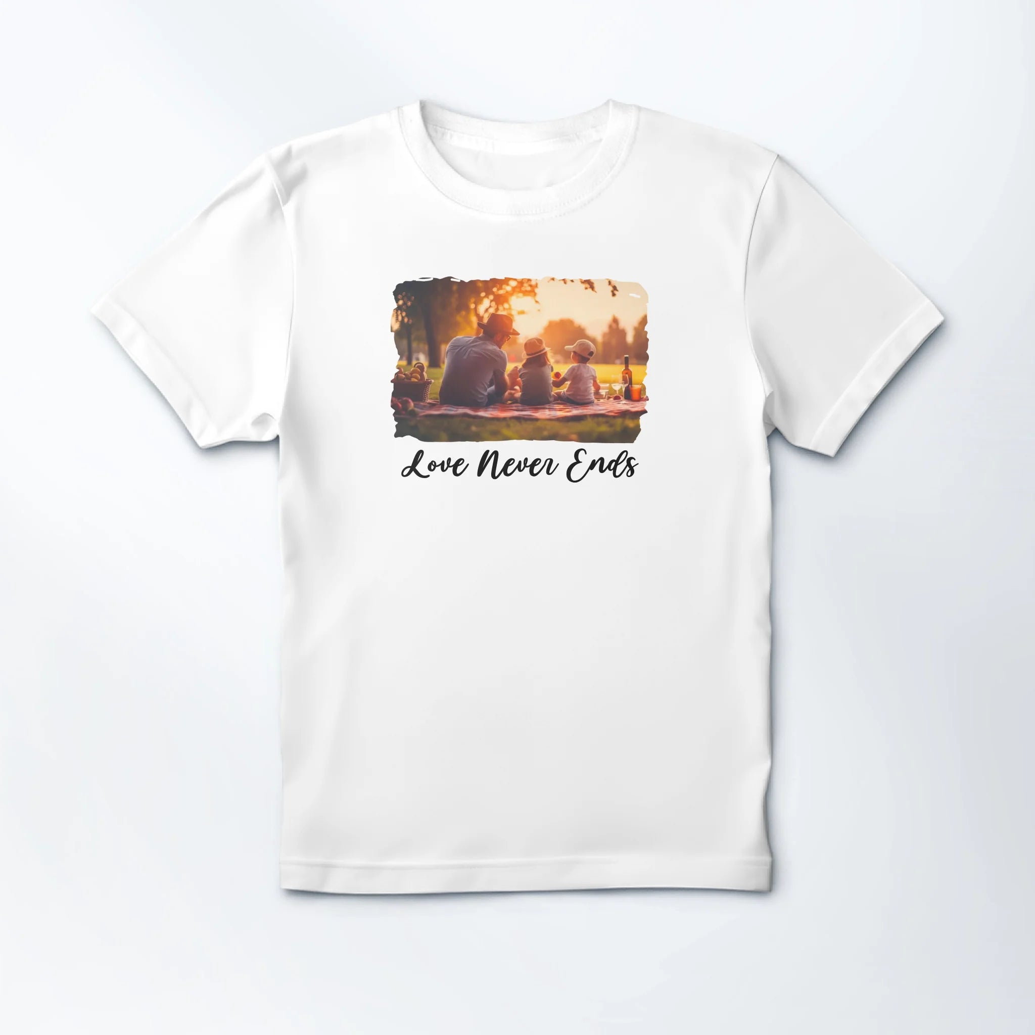 MEDIUM (Adult) Mockup Crewneck T-shirt