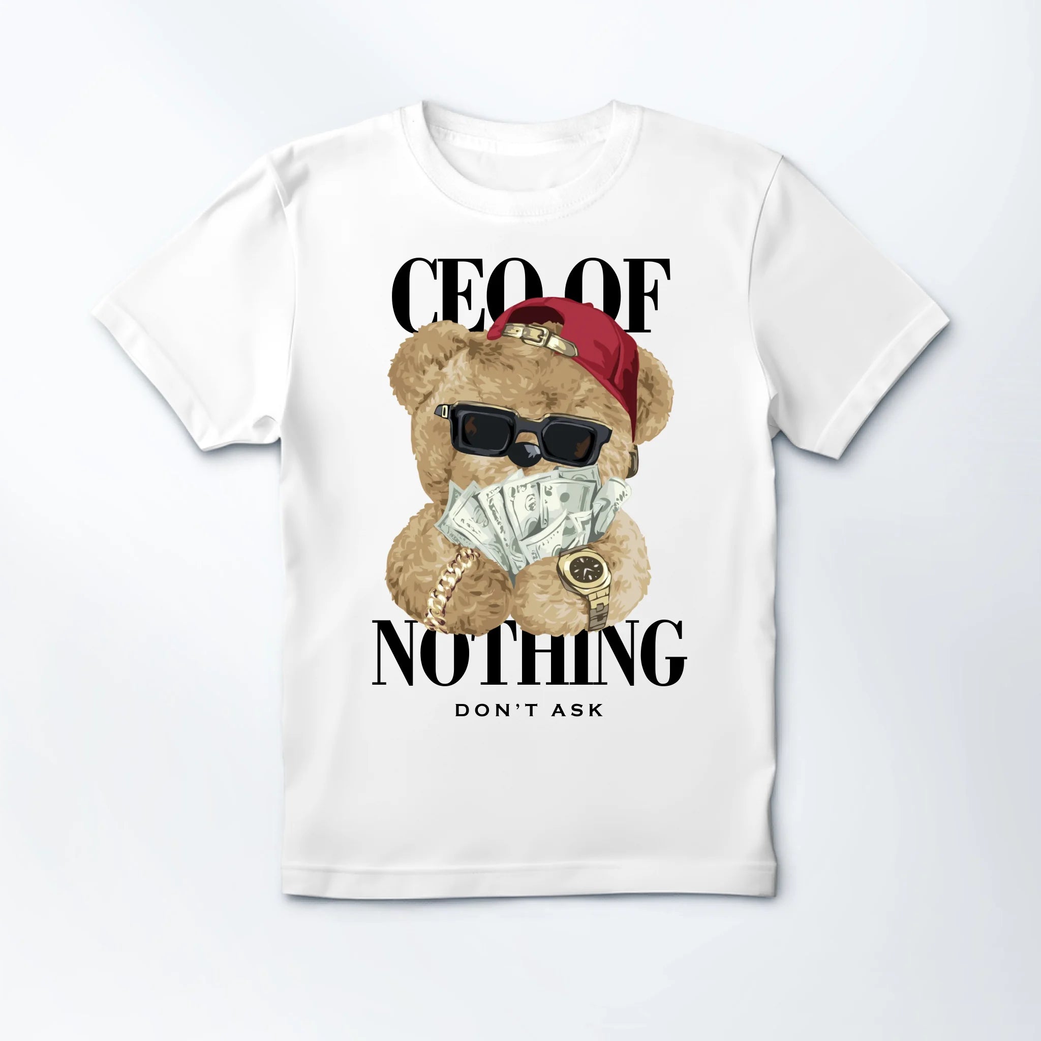 MEDIUM (Adult) Mockup Crewneck T-shirt