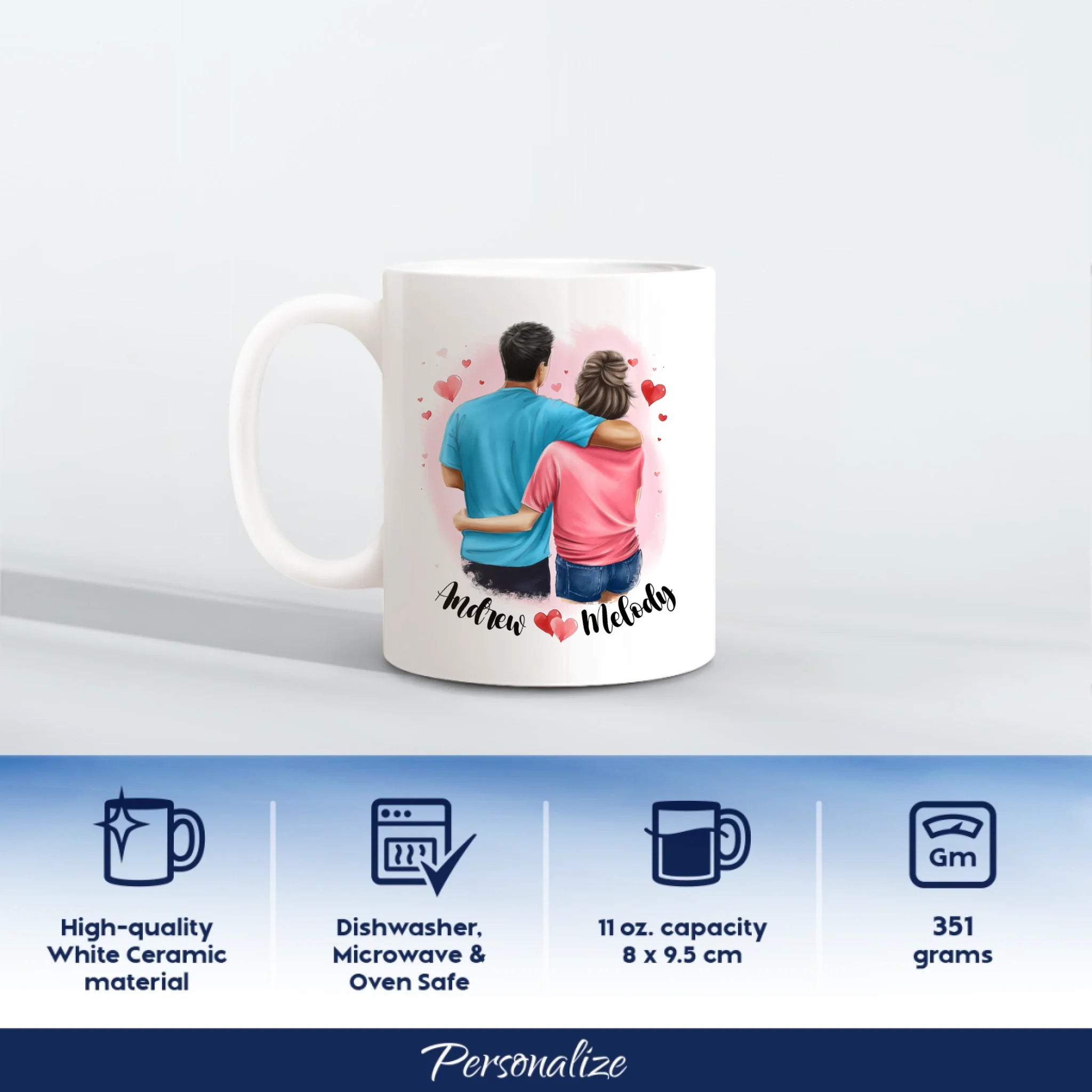 11oz Ceramic Mug - 1 side