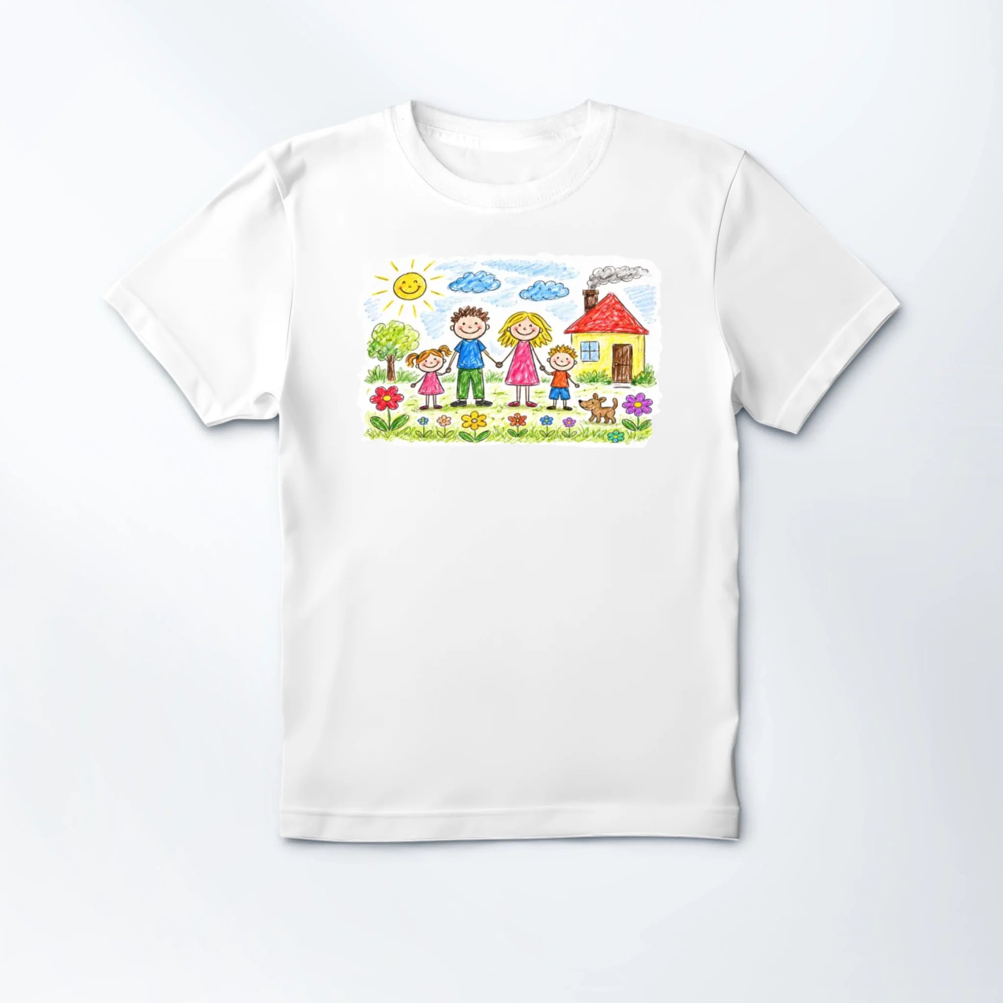 SMALL (Adult) Mockup Crewneck T-shirt