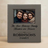 Family Leather Photo Frame