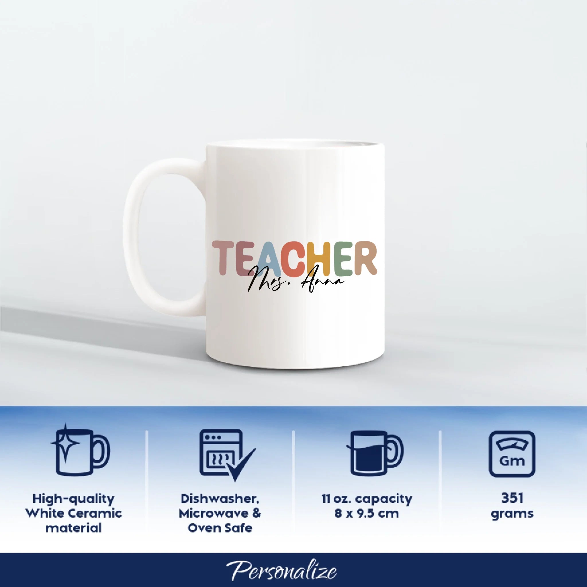 11oz Ceramic Mug - 1 side