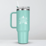 Personalized Insulated Tumbler - Custom Initial