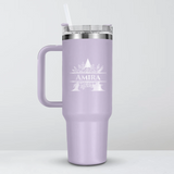 Personalized Insulated Tumbler - Custom Initial