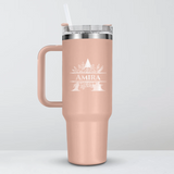 Personalized Insulated Tumbler - Custom Initial