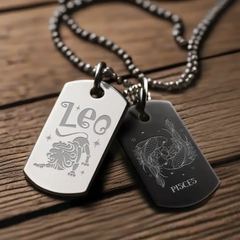 Zodiac Necklace Tag