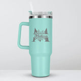 Personalized Insulated Cup - Custom Initial