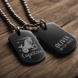 Zodiac Necklace Tag