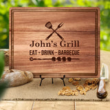 Eat, Drink, Barbecue Chopping Board