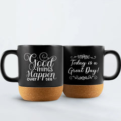 Tea-Script Office Mug