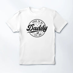 Personalized Dad's New Baby Announcement T-shirt