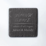 87 - Mockup Slate Coaster