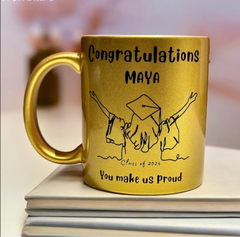 Graduation Mug - Gold