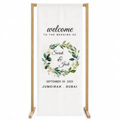 Wedding Welcome Signboard Size 60x140 cm