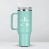 Personalized Insulated Tumbler - Custom Initial