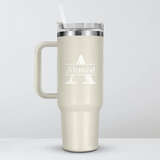 Personalized Insulated Tumbler - Custom Initial