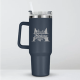 Personalized Insulated Cup - Custom Initial